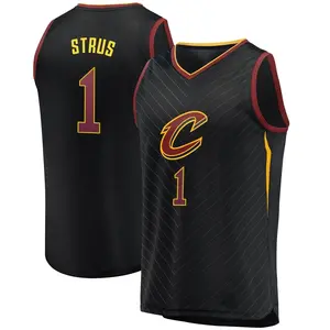 Cleveland Cavaliers Fast Break Black Max Strus Jersey - Statement Edition - Men's