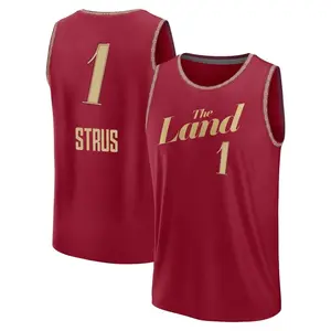 Cleveland Cavaliers Fast Break Max Strus Wine 2023/24 City Edition Jersey - Youth