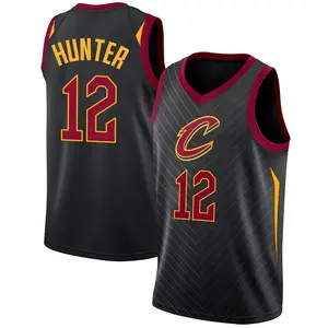Cleveland Cavaliers Swingman Black De'Andre Hunter Jersey - Statement Edition - Men's