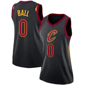 Cleveland Cavaliers Swingman Black Lonzo Ball Jersey - Statement Edition - Women's