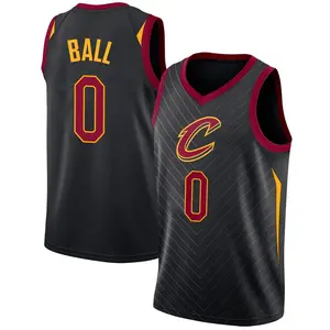Cleveland Cavaliers Swingman Black Lonzo Ball Jersey - Statement Edition - Youth