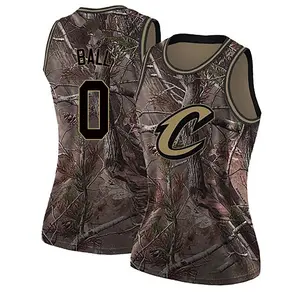 Cleveland Cavaliers Swingman Camo Lonzo Ball Realtree Collection Jersey - Women's