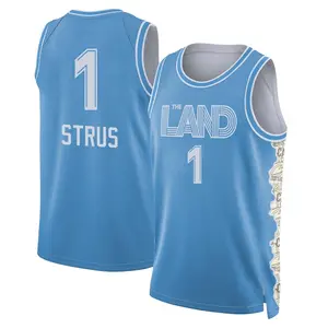 Cleveland Cavaliers Swingman Light Blue Max Strus 2024/25 City Edition Jersey - Men's