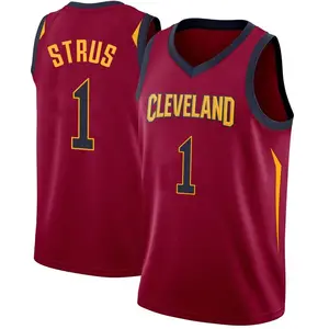 Cleveland Cavaliers Swingman Max Strus Maroon Jersey - Icon Edition - Men's