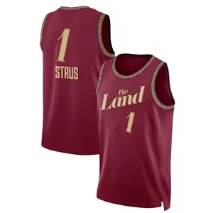 Cleveland Cavaliers Swingman Max Strus Wine 2023/24 City Edition Jersey - Youth
