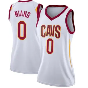 Cleveland Cavaliers Swingman White Saliou Niang Jersey - Association Edition - Women's