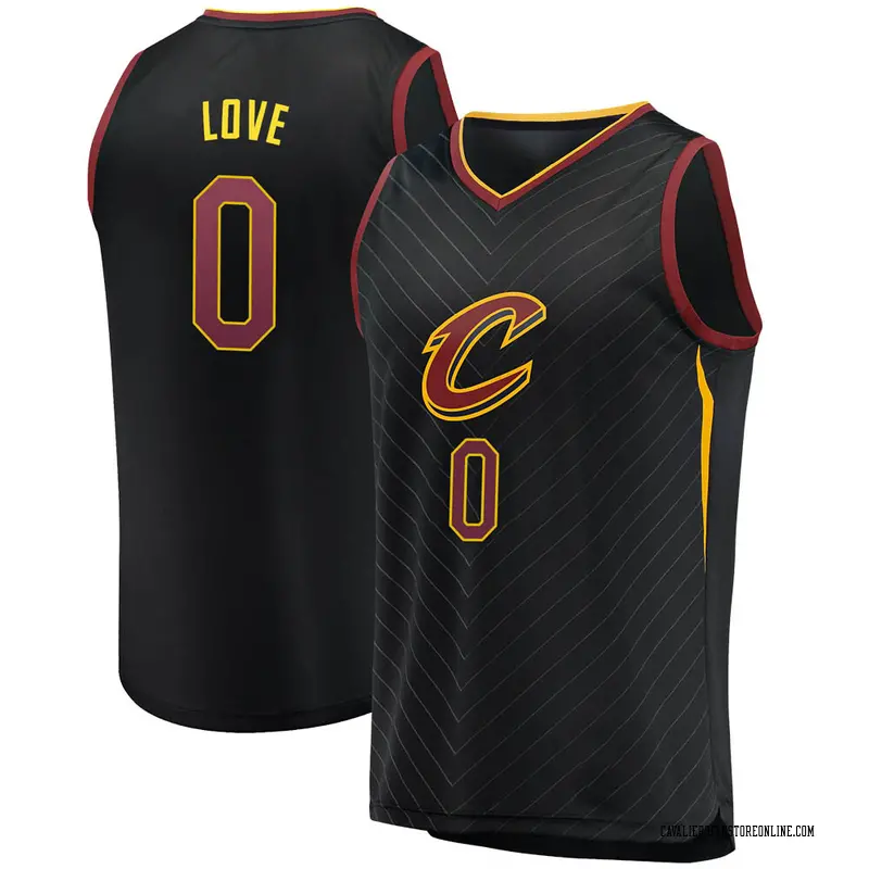 Fanatics Branded Cleveland Cavaliers Swingman Black Kevin Love Fast Break Jersey - Statement Edition - Men's