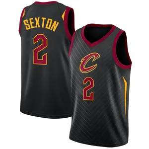 Nike Cleveland Cavaliers Swingman Black Collin Sexton Jersey - Statement Edition - Men's