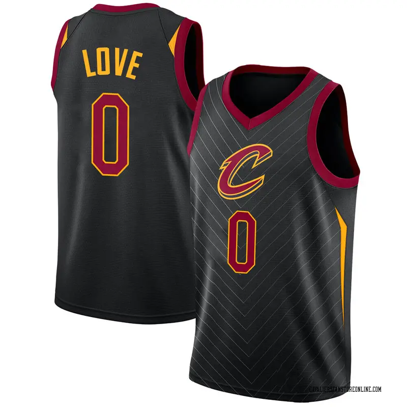 Nike Cleveland Cavaliers Swingman Black Kevin Love Jersey - Statement Edition - Men's