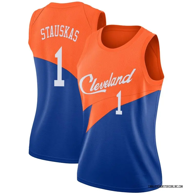 blue and orange cavs jersey