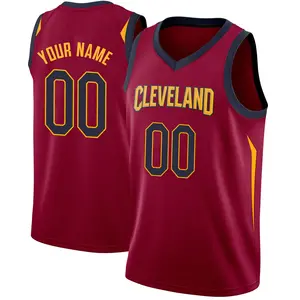 Nike Cleveland Cavaliers Swingman Custom Maroon Jersey - Icon Edition - Men's