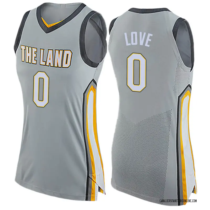 Nike Cleveland Cavaliers Swingman Gray Kevin Love Jersey - City Edition - Women's