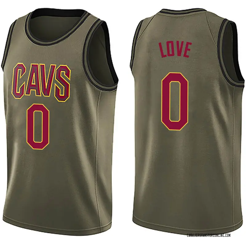 Nike Cleveland Cavaliers Swingman Green Kevin Love Salute to Service Jersey - Youth