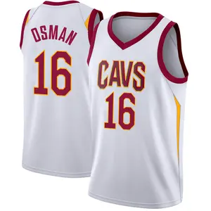 Nike Cleveland Cavaliers Swingman White Cedi Osman Jersey - Association Edition - Men's