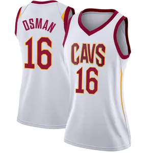 Nike Cleveland Cavaliers Swingman White Cedi Osman Jersey - Association Edition - Women's