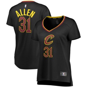 Cleveland Cavaliers Fast Break Black Jarrett Allen Jersey - Statement Edition - Women's