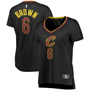 Cleveland Cavaliers Fast Break Black Moses Brown Jersey - Statement Edition - Women's
