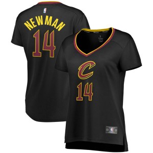 Cleveland Cavaliers Fast Break Black Malik Newman Jersey - Statement Edition - Women's