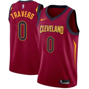 Cleveland Cavaliers Swingman Luke Travers Maroon Jersey - Icon Edition - Men's