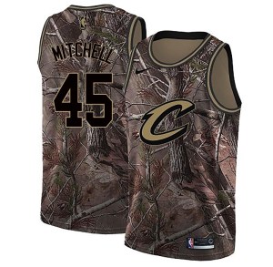 Cleveland Cavaliers Swingman Camo Donovan Mitchell Realtree Collection Jersey - Youth