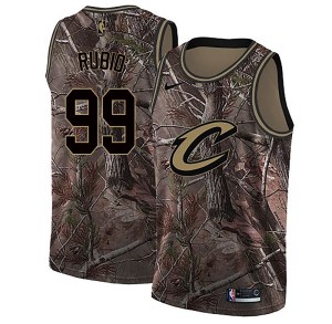 Cleveland Cavaliers Swingman Camo Ricky Rubio Realtree Collection Jersey - Youth