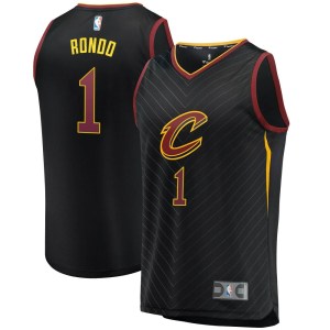 Cleveland Cavaliers Black Rajon Rondo Fast Break Jersey - Statement Edition - Men's