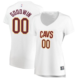 Cleveland Cavaliers Fast Break White Brandon Goodwin Jersey - Association Edition - Women's