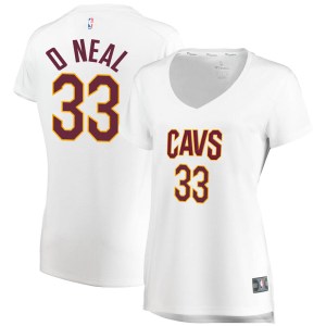 Cleveland Cavaliers Fast Break White Shaquille O'Neal Jersey - Association Edition - Women's