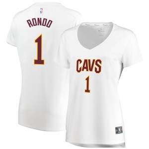 Cleveland Cavaliers Fast Break White Rajon Rondo Jersey - Association Edition - Women's