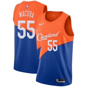 Cleveland Cavaliers Swingman Blue J.P. Macura 2018/19 Jersey - City Edition - Youth
