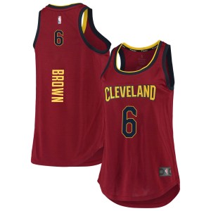 Cleveland Cavaliers Fast Break Brown Moses Brown Wine 2019/20 Tank Jersey - Icon Edition - Women's