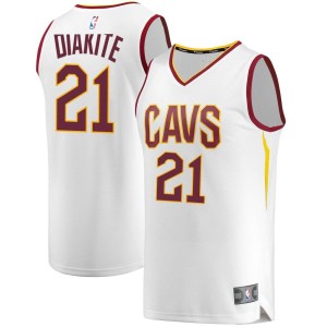 Cleveland Cavaliers Fast Break White Mamadi Diakite Jersey - Association Edition - Youth