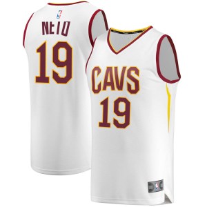 Cleveland Cavaliers Fast Break White Raul Neto Jersey - Association Edition - Youth