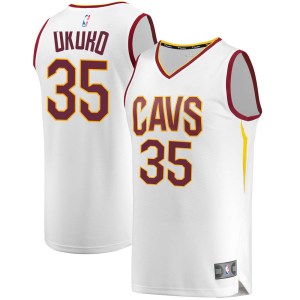 Cleveland Cavaliers White Isaac Okoro Fast Break Jersey - Association Edition - Youth
