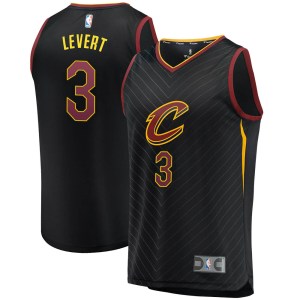 Cleveland Cavaliers Black Caris LeVert Fast Break Jersey - Statement Edition - Youth