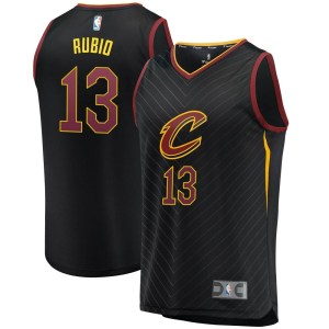 Cleveland Cavaliers Fast Break Black Ricky Rubio Jersey - Statement Edition - Youth