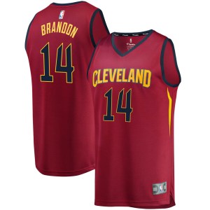 Cleveland Cavaliers Terrell Brandon Wine Fast Break Jersey - Iconic Edition - Men's