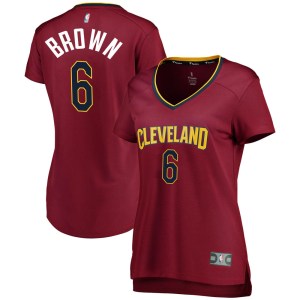 Cleveland Cavaliers Fast Break Brown Moses Brown Wine Jersey - Icon Edition - Women's