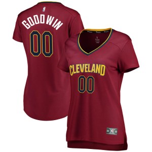 Cleveland Cavaliers Fast Break Brandon Goodwin Wine Jersey - Icon Edition - Women's