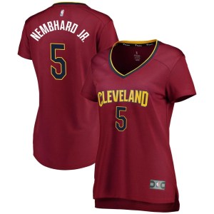 Cleveland Cavaliers Fast Break RJ Nembhard Jr. Wine Jersey - Icon Edition - Women's