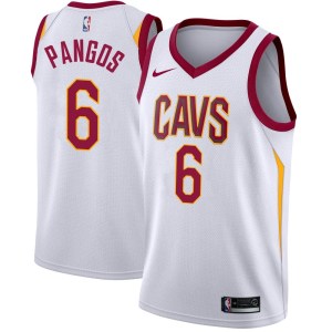 Cleveland Cavaliers Swingman White Kevin Pangos Jersey - Association Edition - Youth