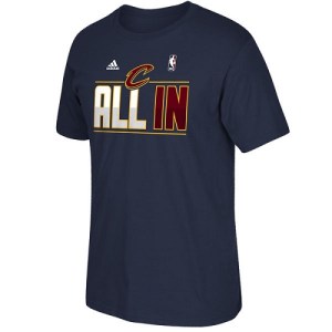 Cleveland Cavaliers Navy 2015 Playoffs Slogan T-Shirt - - Men's