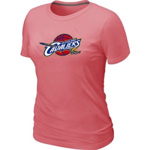 Cleveland Cavaliers Pink Big & Tall Primary Logo T-Shirt - - Women's
