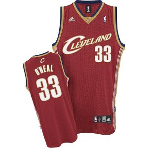 Cleveland Cavaliers Swingman Red Shaquille O'Neal Throwback Jersey - Men's