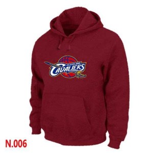 Cleveland Cavaliers Red Pullover Hoodie - - Men's