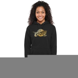 Cleveland Cavaliers Gold Men's Collection Ladies Pullover Hoodie - Black - Women's