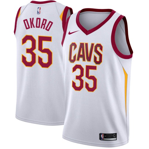 Cleveland Cavaliers Swingman White Isaac Okoro Jersey - Association Edition - Youth
