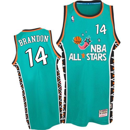Cleveland Cavaliers Authentic Light Blue Terrell Brandon 1996 All Star Throwback Jersey - Men's